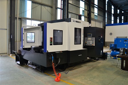 二手卧式加工中心加工斜孔步骤