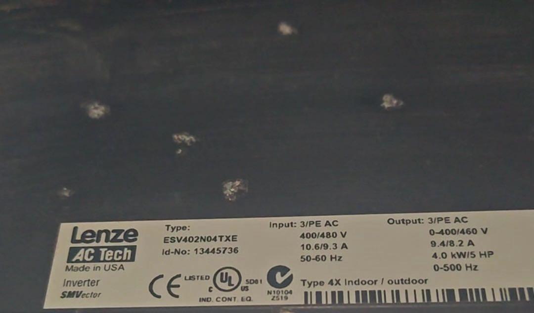 Lenze/伦茨ESV402N04TXE / VFD-523 其他设备配件