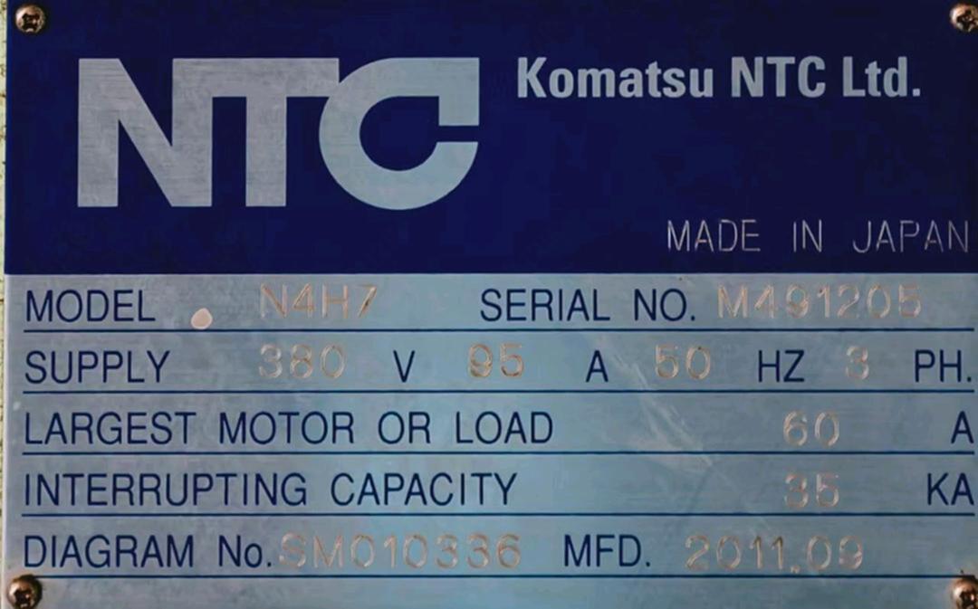 Komatsu NTC (小松)N4H7其他数控机床